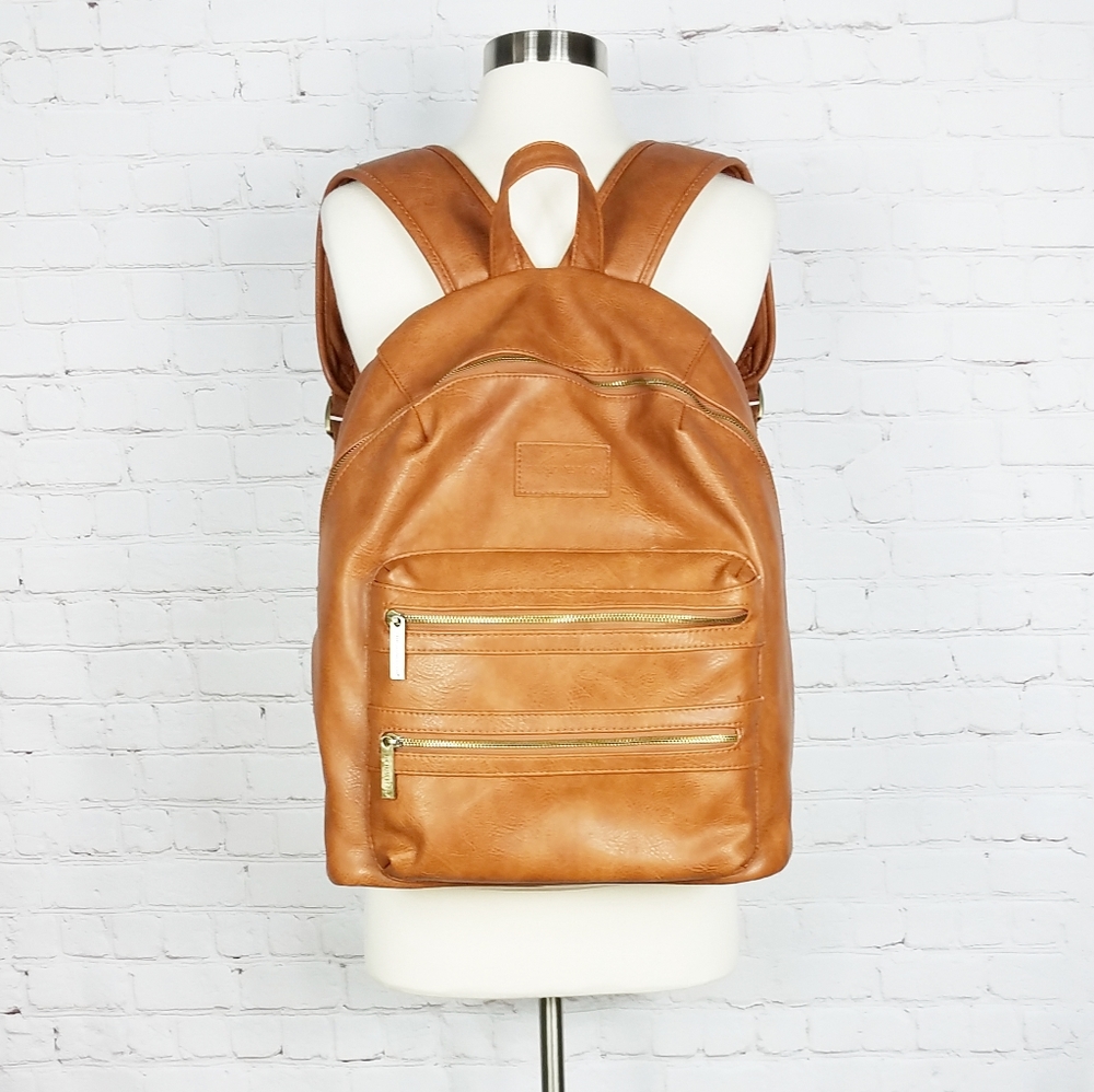 🚫SOLD!-THE HONEST COMPANY City Backpack | Cognac - Picture 2 of 8